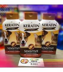 Шампунь Rolf Club Keratin+ "Sensitive", для аллергичных кошек и собак