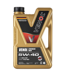 Motor Yağı - Venol Synthetic Gold HC-EC Active SM/CF 5W40  4L