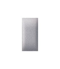 1 M knopka hərəkətsiz gümüşü
