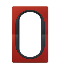 Cüt rozetka çərçivəsi:  qırmızı / kant qara E6805.4E Aling-Conel/EON