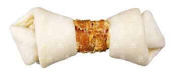 Trixie Denta Fun жевательная кость с узлами со вкусом куриного филе для собак, 11 см, 2 шт.