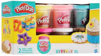 Play-Doh Набор пластилина Блестящая коллекция 6 цветов