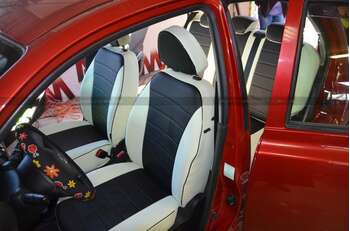 Чехлы сидений из экокожи Nissan Micra (K12)