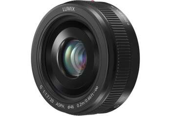 Panasonic Lumix G 20mm f/1.7 II ASPH. Lens (Black)