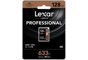 Lexar Professional 633x 128 GB Class 10 UHS-I U1 SDXC Card