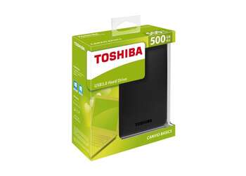 TOSHIBA 500GB Canvio Basics Portable Hard Drive USB 3.0