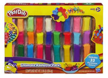 Комплект от пластилинови блокчета Play Doh Rainbow Pack