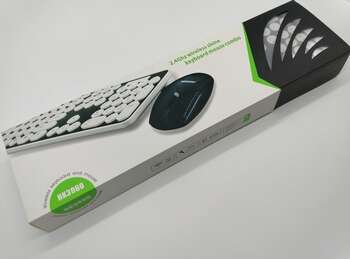 Keyboard Mouse Wireless HK3960  1 