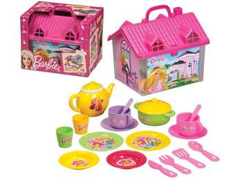 Dede ev formasında çay seti 19 parça "Barbie"