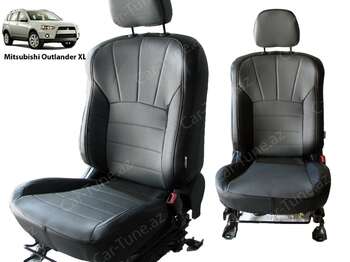Чехлы сидений из экокожи Mitsubishi Outlander XL 06-12
