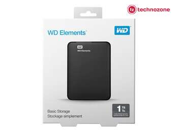 WD Elements Portable Hard Drive-1TB