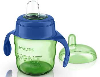 Philips Avent Чашка-поильник Comfort от 6 месяцев цвет салатовый, синий, розовый 200 мл
