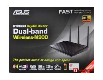 ASUS RT-N66U (90-IG1Z002U01-APA0) Dual-Band Wireless-N900 Gigabit Router