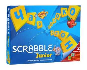 stolüstü oyun Mattel Scrabble Junior - Russian  Y9736
