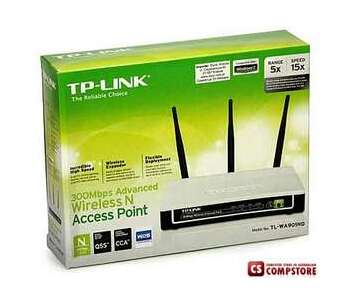 TP-Link Access Point TL-WA901ND 300Мбит/с беспроводная точка доступа серии N