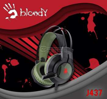 Bloody J437 Army Green Gaming Headset