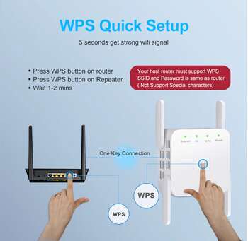5G WiFi Repeater for Long Range Wireless Wifi Extender  2  vir8 t9