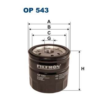 Yağ filteri Filtron OP543 OC232
