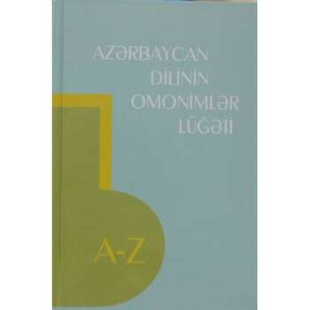 Həsrət Həsənov - Azərbaycan dilinin omonimlər lüğəti