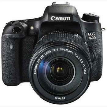 CANON EOS 760D DSLR WITH EF-S 18-135MM IS STM LENS