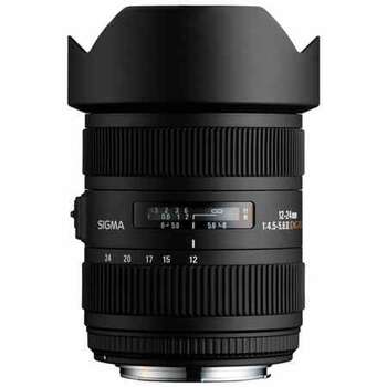 SIGMA 12-24MM F/4.5-5.6 DG HSM II LENS FOR CANON