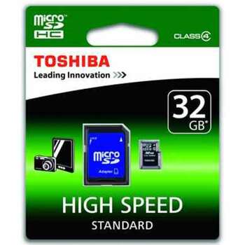 TOSHIBA SD-C32GJ(6A 32GB CLASS 4 MICROSDHC CARD