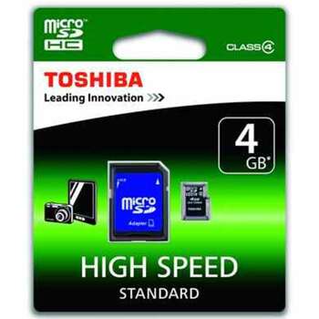 TOSHIBA SD-C04GJ(6A 4GB CLASS 4 MICROSDHC CARD