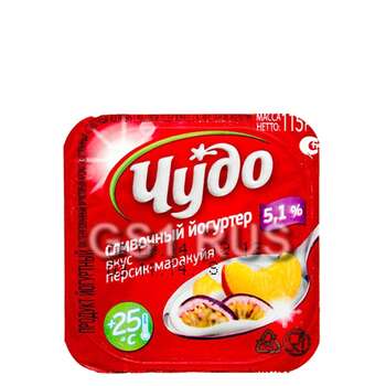 Cudo 115gr Yogurt Persik-Marakuya 5.1%