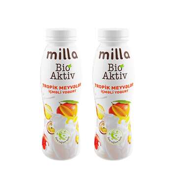 Milla 300ml Bio Aktiv Icm.Yogurt Tropik Meyve