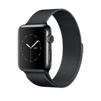 APPLE WATCH SERIES 2 42MM SPACE BLACK STAINLESS STEEL CASE WITH SPACE BLACK MILANESE LOOP MNQ12