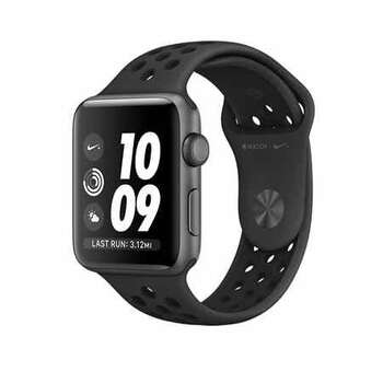 APPLE WATCH SERIES 2 NIKE+ 42MM SPACE GRAY ALUMINUM CASE WITH ANTHRACITE/BLACK NIKE SPORT BAND (MQ182)