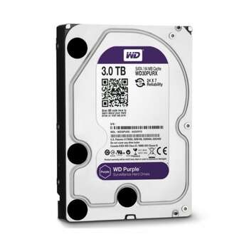 WD 3.5" 3TB Purple Sata 3.0 64MB Cache sabit disk