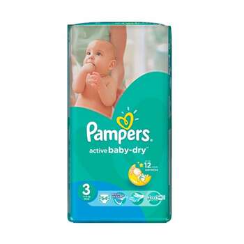 Pampers 3 5-9Kg 54-Lu Aactive Baby-Dry