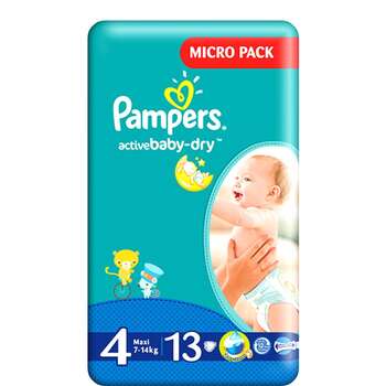 Pampers 4 7-14kg 13lu Active Baby-Dry