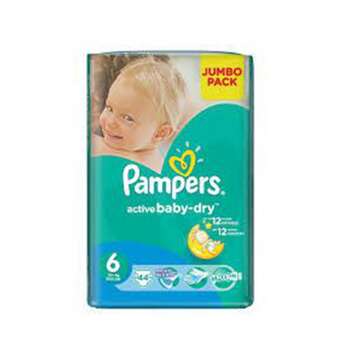 Pampers Active Baby 6 15Kg Extra Large 44-Li