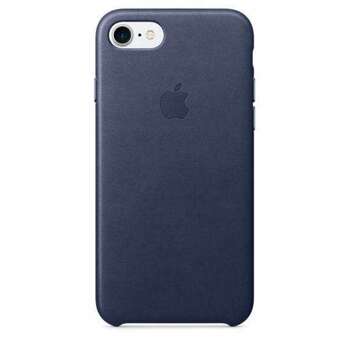 Apple Leather Case For IPhone 7 - Midnight Blue (MMY32)