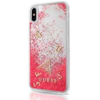 Guess Hard Case Glitters For Iphone X Raspberry