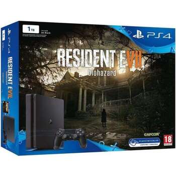 Sony PlayStation 4 Slim 1TB Black + Resident Evil 7: Biohazard Bundle