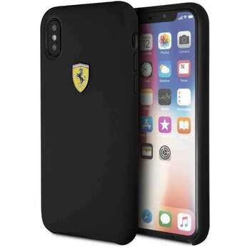 Ferrari SF Silicon Case For IPhone X - Black
