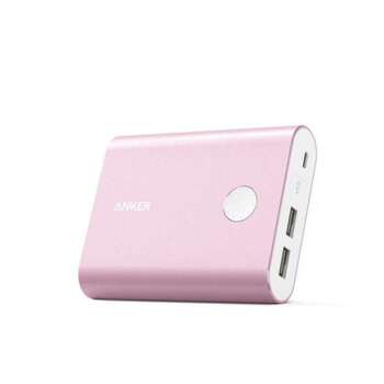 Anker PowerCore+ 13400mAh Power Bank For Mobile Phones, Pink