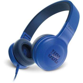JBL E35 On-Ear Wired Headphones Blue