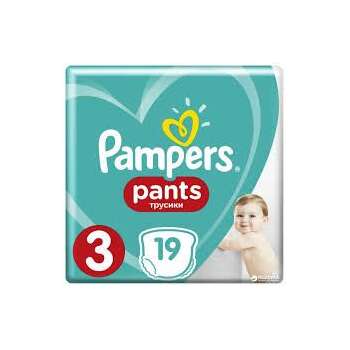 Pampers Подгузники-трусики Pants 6-11 кг 19 шт