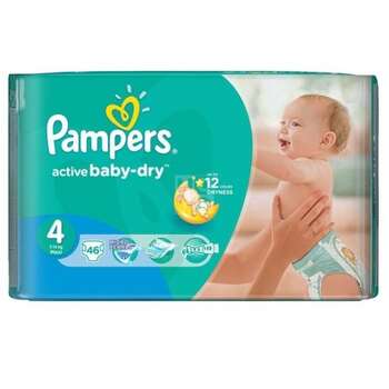 Pampers Подгузники Active Baby-Dry Maxi