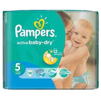 Pampers Active Baby-Dry Junior 11-18кг 36шт