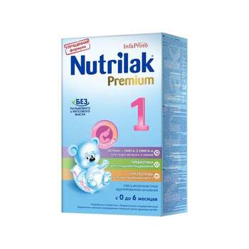 NUTRILAK Увеличить Нутрилак Премиум 0-6мес. с пребиотиками и нуклеотидами 350гр