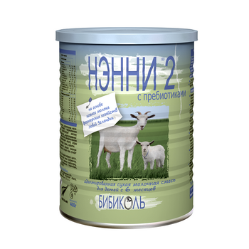 NENNI Молочная смесь на основе козьего молока "НЭННИ 2" (с 6 мес., 400 гр.)