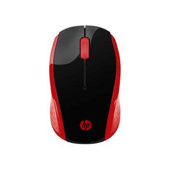 HP Red Wireless Mouse 2HU82AA