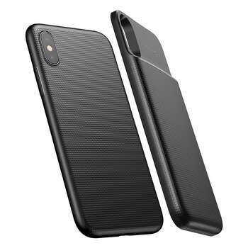 Baseus 1+1 Wireless Power Case Iphone X Black