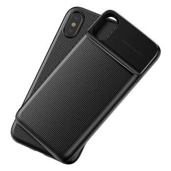 eng pm Baseus 1 1 2 Piece Cover Elegant Phone Case Power Bank Backpack 5000 mAh with Wireless Charging for iPhone X black ACAPIPHX ABJ01 40634 2