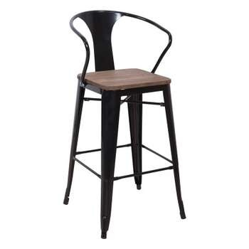 arm back bar stool  1 